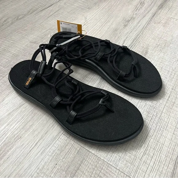 NEW TEVA Women's Voya Infinity Sandal Black Strappy Comfortable Size 9 - Picture 10 of 16